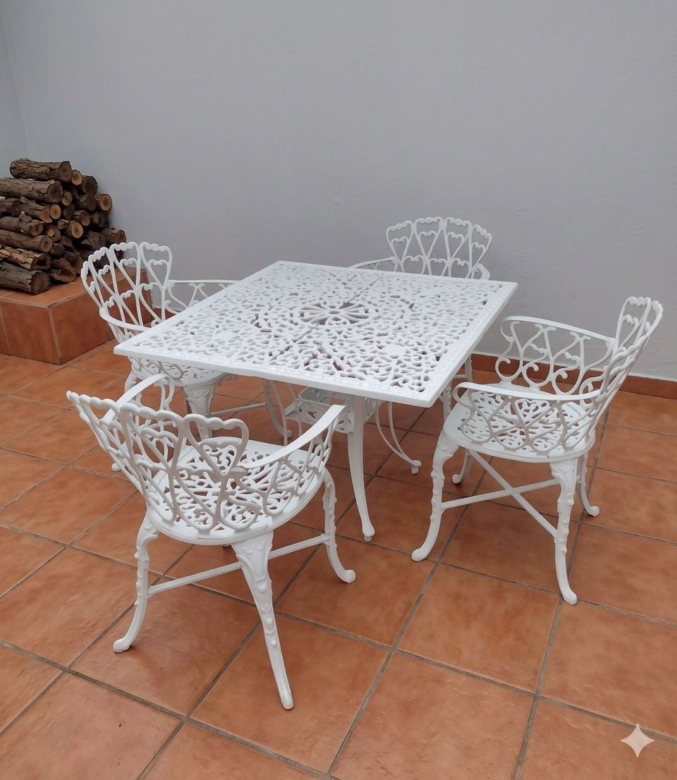 Juego de jardin Boston x4 Cuadrada