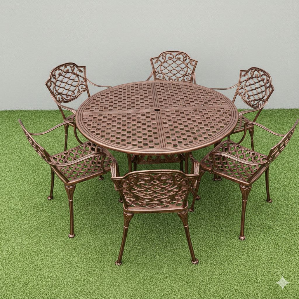 Juego de jardin Chateux X6 Redonda